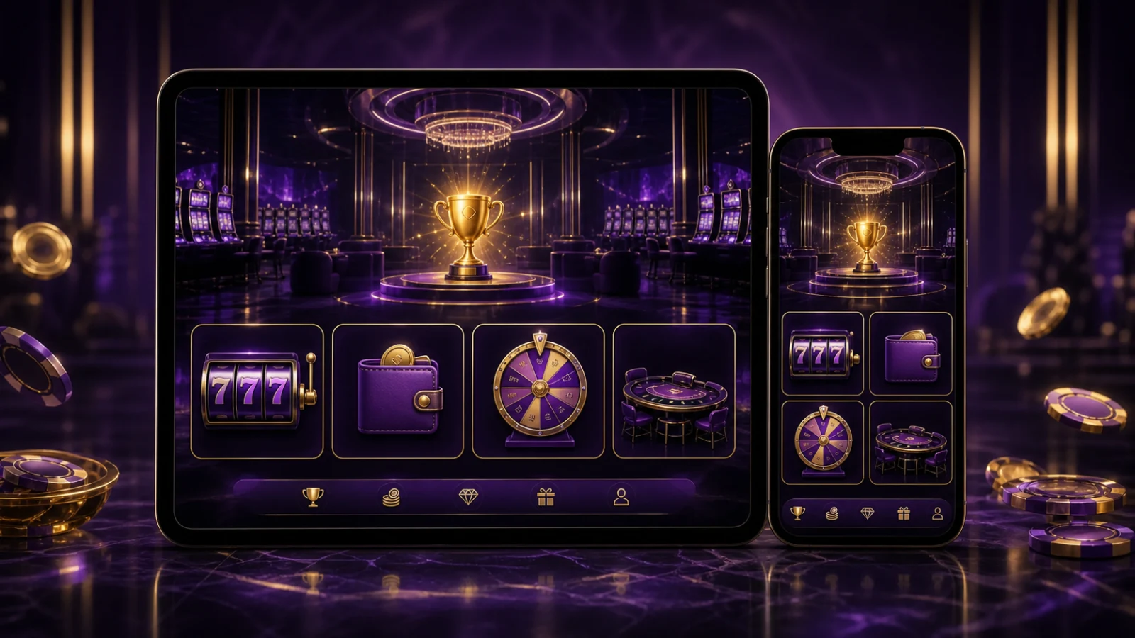 Bizzo Casino PWA auf Smartphone und Tablet