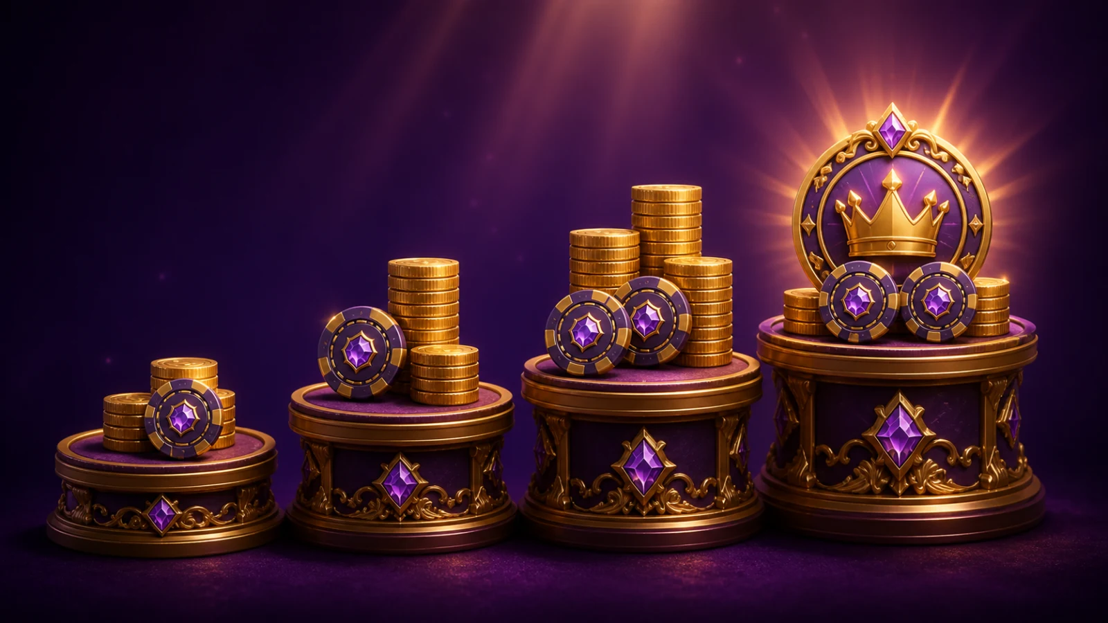 Stufen des Willkommensbonus im Bizzo Casino